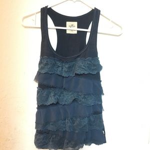 HOLLISTER LACEY TOP WOMENS XS